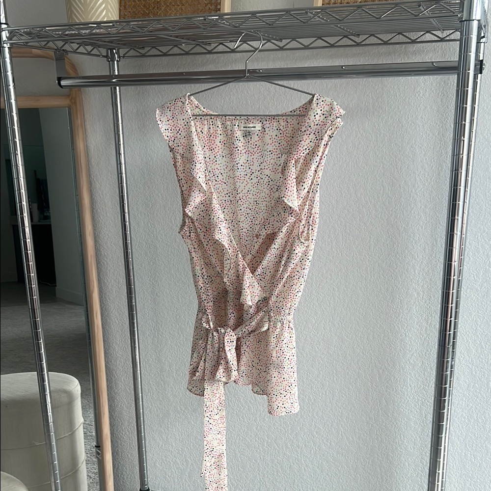 Max Studio Polka Dot Blouse